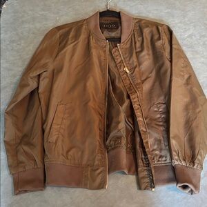 Inco Brown Bomber Jacket for Women